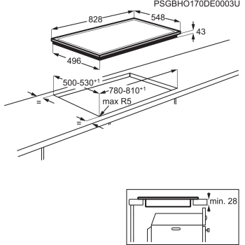 Electrolux Kochfeld GK80RPLCN